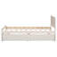 Base de lit plateforme avec 2 tiroirs de conception moderne-107287785