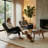 Mid-Century Modern Leather Bauhaus Inspired Lounge Chair(Set Of 2)-119772943