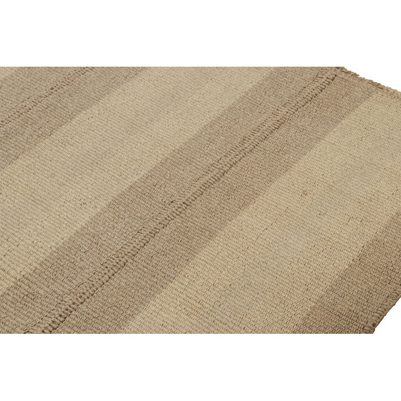 Wool Striped Area Rug