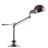 Silver Metal Swing Arm Table Lamp
