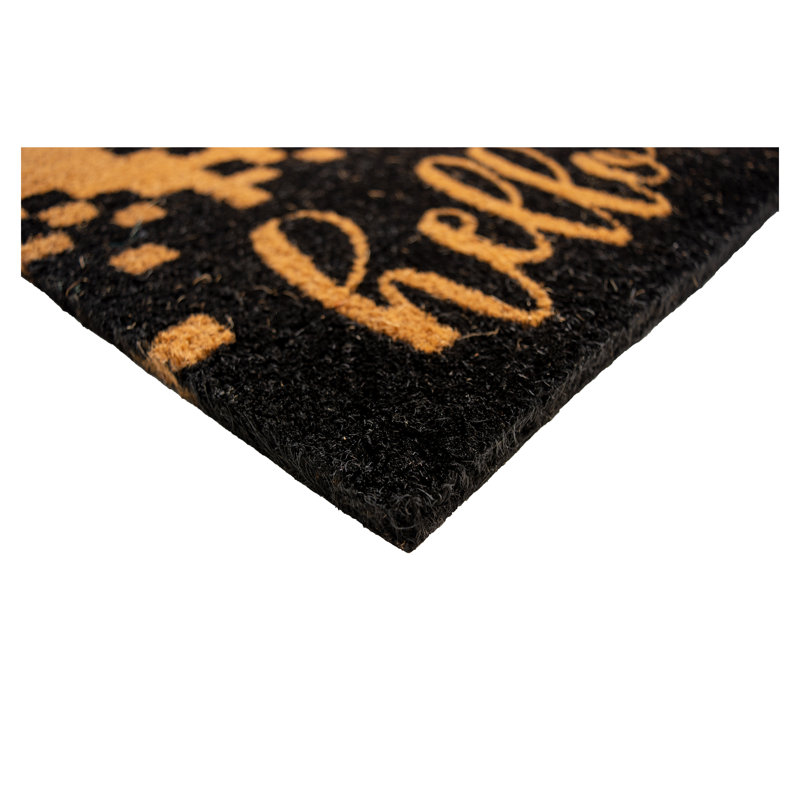 Cretys Non-Slip Geometric Outdoor Doormat