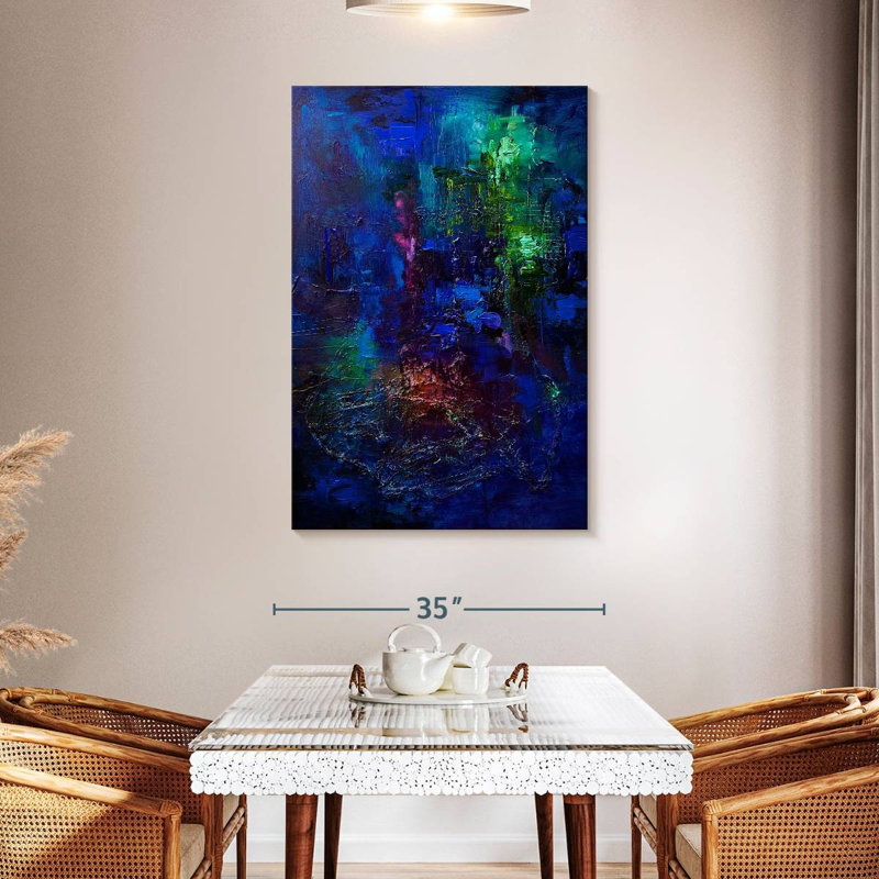 Avery Blue II, 48" H x 32" W