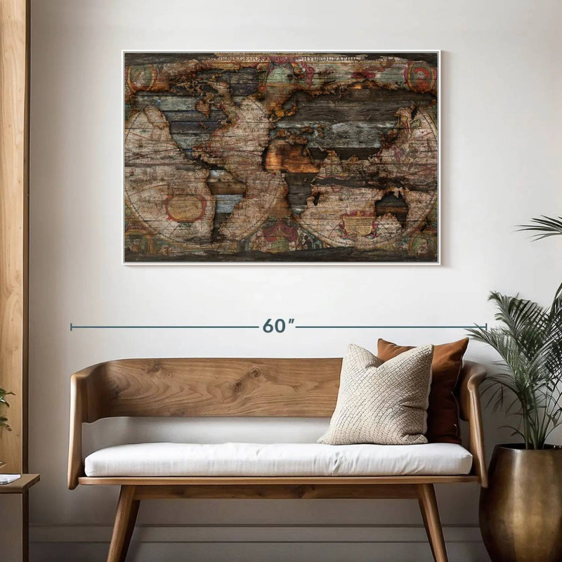 Begley récupéré, 46 po x 31 po, Cadre flottant blanc