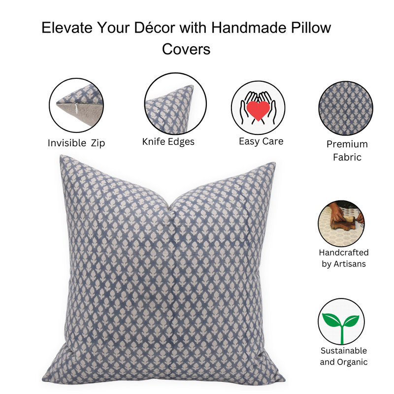 Linen Indoor/Outdoor Pillow Cover, 24" x 24", Square