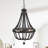 Chrisha 16'' W 4-Light Dimmable Steel Chandelier-663332435