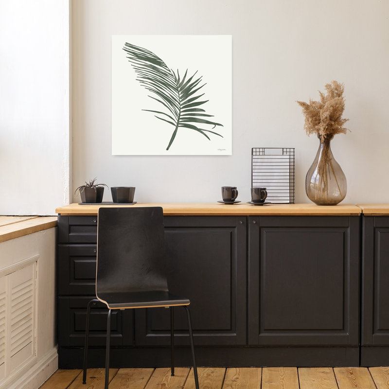 Art tropical tropical, palmier aréca abstrait, H 18 po x l 18 po