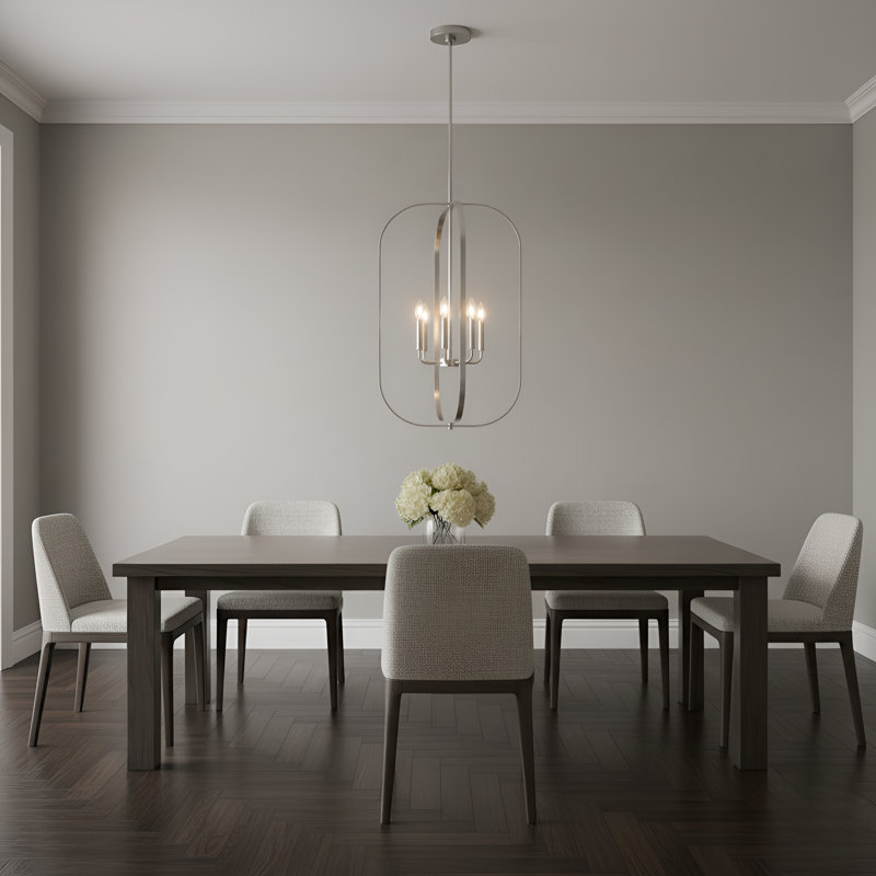 Loretto Six Light Chandelier from Generation Lighting , Brushed Nickel