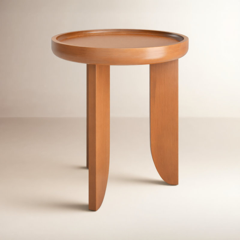 Verena Tray Top End Table, Natural Brown