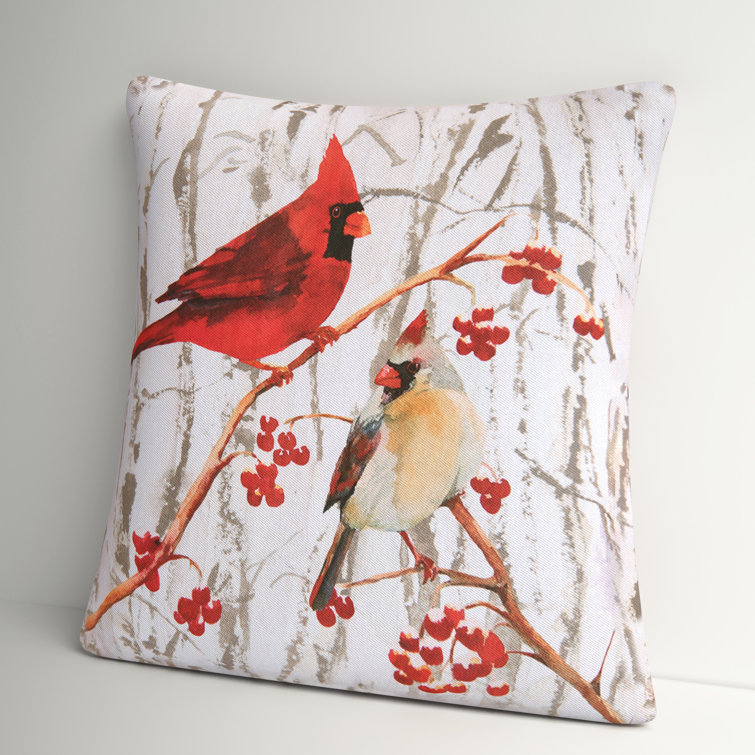 Cardinal Throw Pillow Cardinals Pillow Cardinals Fan Gear 