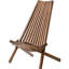 Siège pliant en bois - Élégant, confortable pour se détendre, facile à plier et à ranger n'importe où, ce fauteuil ergonomique solide et sans assemblage est parfait pour se détendre