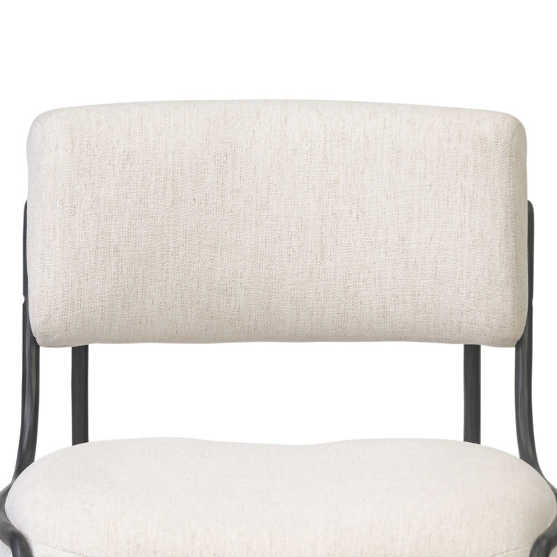 Nettie Dining Chair-Crypton Nomad Snow, Crypton Nomad Snow