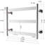 Chauffe-serviettes électrique chauffant mural Heatgene-45087752
