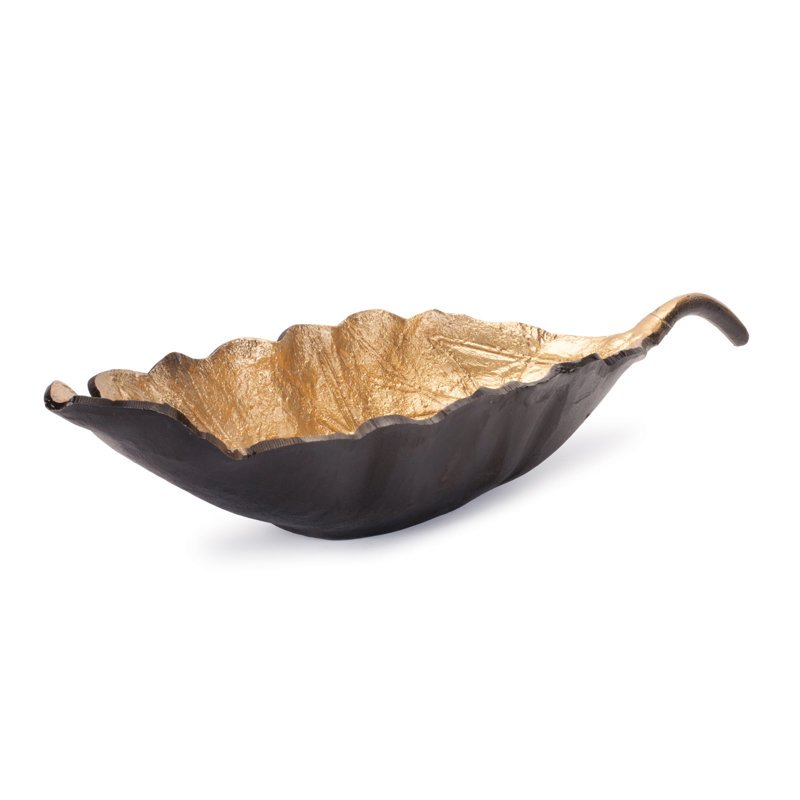 Bol à feuilles en aluminium métallique