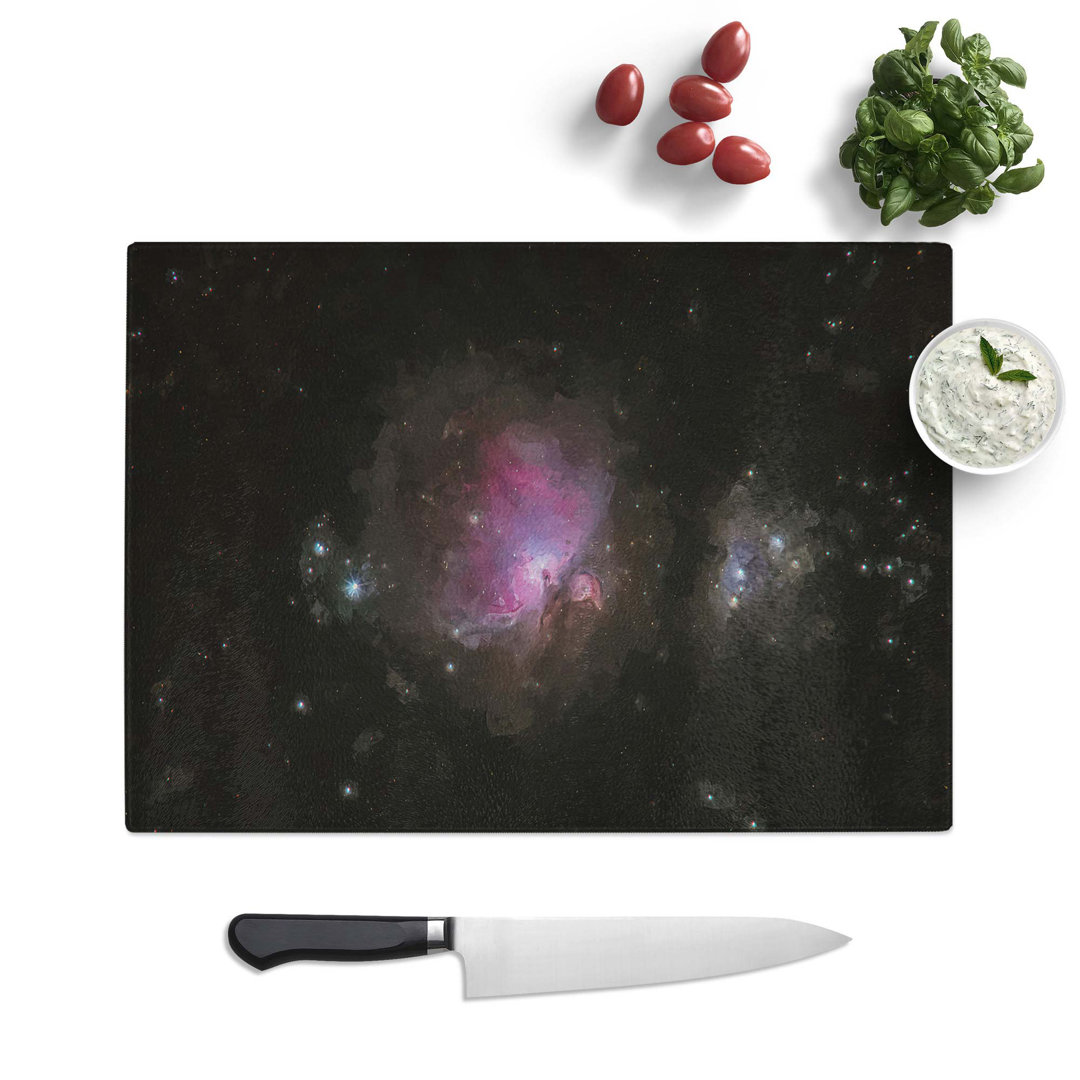 Tempered Glass Universe in Abstract Vol.16 Chopping Board