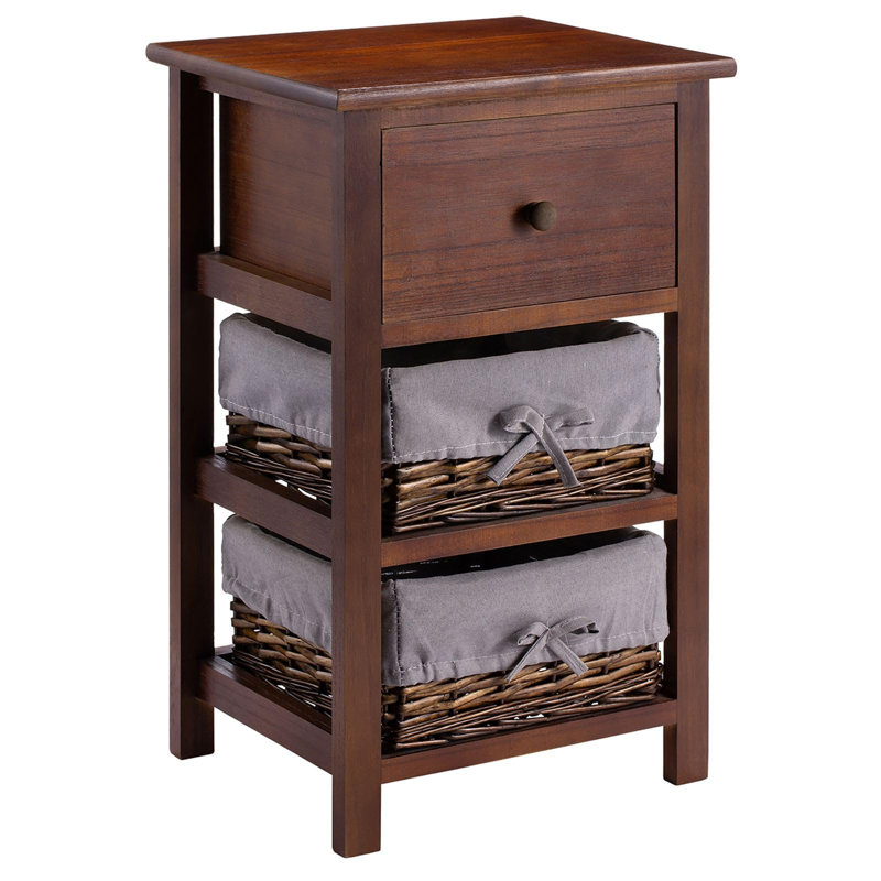 Windon 35cm W Solid + Manufactured Wood Bedside Table