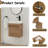 Modern 18'' Bathroom Vanity With Resin Sink & Soft-Close Door, Ample Storage Capacity, Imitative Oak Color 18'', Sink, Cabinet Design, Storage,-533999142