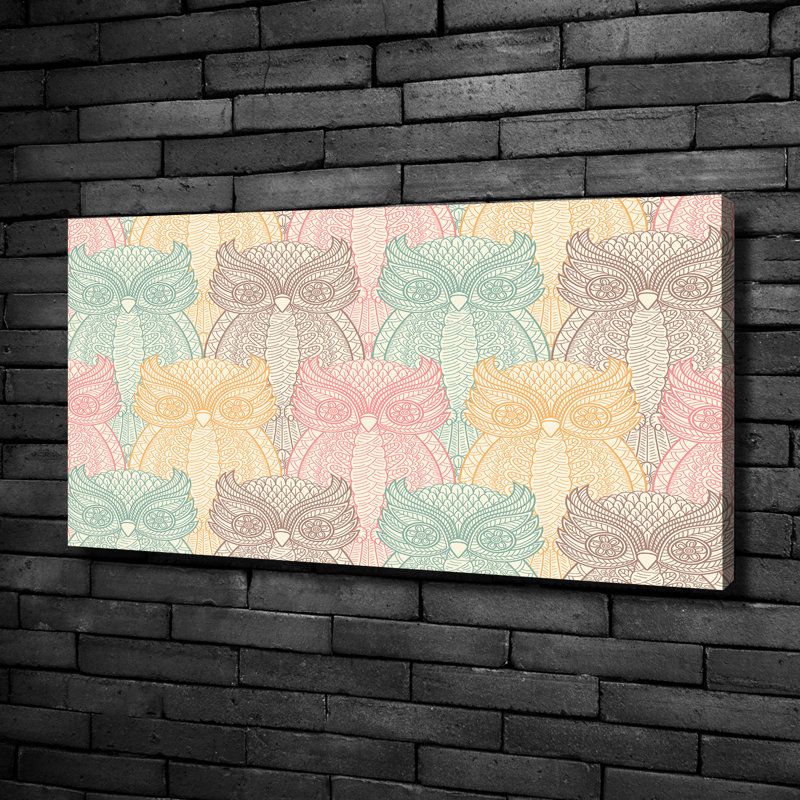 Owls - No Frame Print on Canvas
