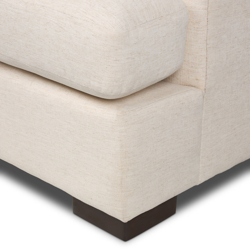Crispin Sofa, 33" H x 96" W x 42.50" D, Crypton Nomad Snow