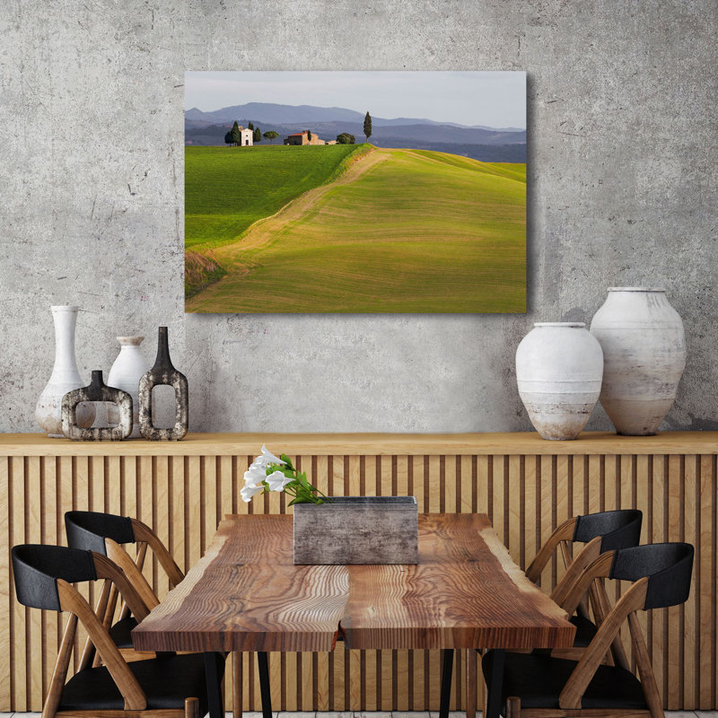 3AP6160 Val D'Orcia, Siena, Tuscany by Pangea Images - Wrapped Canvas Art Prints, 70cm H x 100cm W x 4cm D