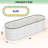 8x2x2 FT Galvanized Raised Beds for Outdoor, Oval Raised Garden Bed with Open Base for Outdoor Vegetables & Flowers, Tool-Free Assembly,Beige-428289662-428289657