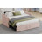 Daybed With Extended Pop Up Trundle, Upholstered Sofa Bed Daybed, Space-Saving  Design, For Guest Room, Velvet, Pink-637971630