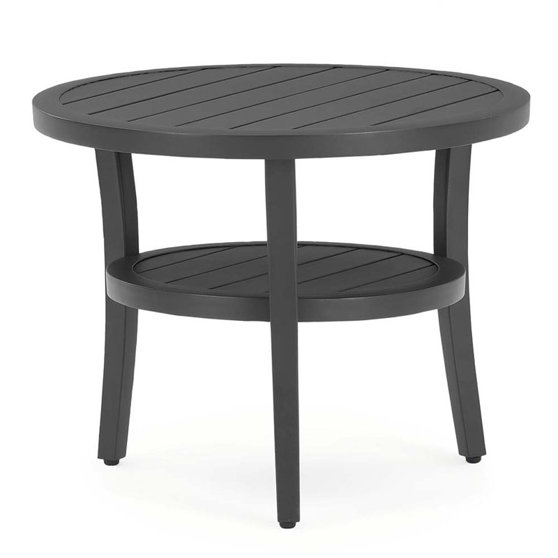 Table d'appoint Calliann en aluminium thermolaqué