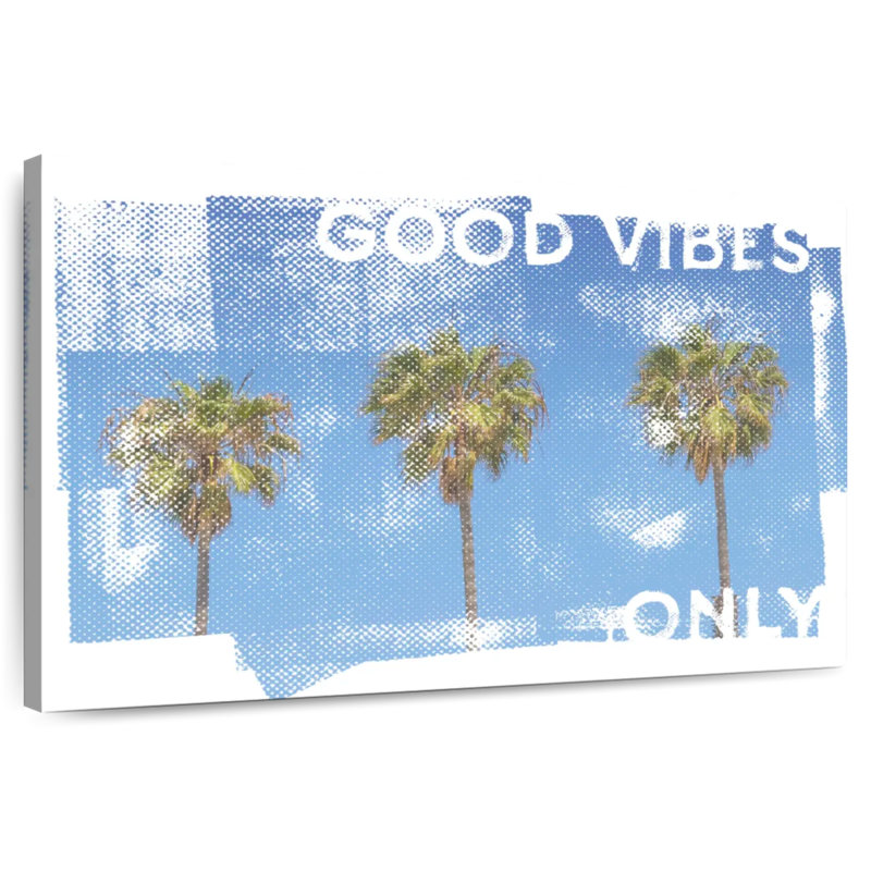 Harnek Good Vibes Only, H 34 po x l 51 po