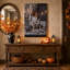 " Vintage Apothecary Jars And Black Candles Halloween " Painting Print-1786741008