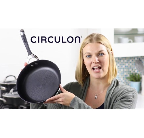 Circulon Elementum Hard Anodized Nonstick Deep Frying Pan/Skillet