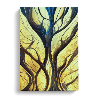 The Abstract Trees No.4 - Wrapped Canvas