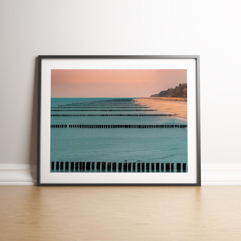 Beach by Vouvart - Single Picture Frame Print