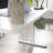 Contemporary Sit/Stand Desk With Four Preset Heights (Not Include Stools)