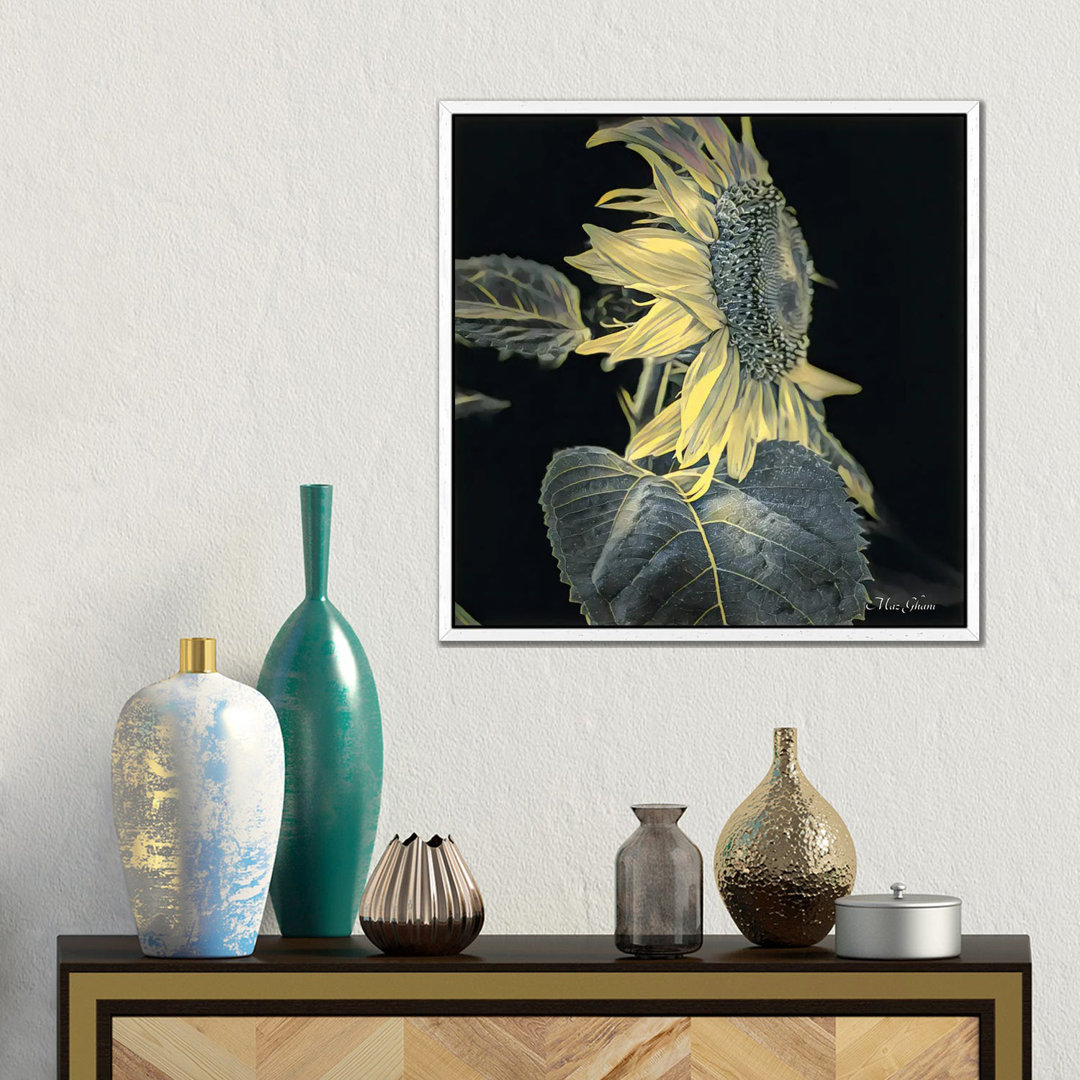 Jaune Et Noir von Maz Ghani - Galerie-verpackte Leinwand Giclée auf Leinwand