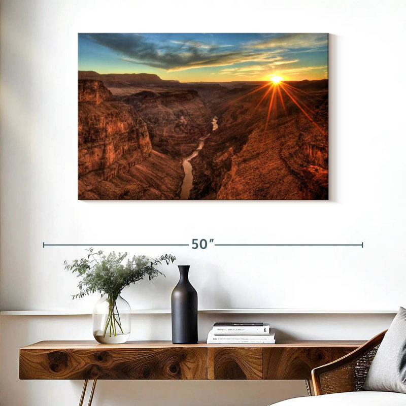 Alvord Toroweap Overrise Sunrise, H 26 po x l 39 po