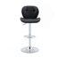 Ensemble de bar 3 pièces avec tabourets pivotants réglables et table facile à nettoyer pour un usage domestique et commercial-1155447531