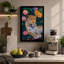 Leopard Among Flowers Boho - Print-136782184-136782186