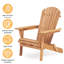 2 chaises longues en bois pour le jardin, côté piscine. Siège classique de style classique. Pliable et peu encombrant. À moitié assemblé. Chaise longue de terrasse en bois de pruche naturel à 2 côtés miel Honey