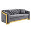 Canapé Chesterfield en velours de luxe-1945929607