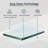 32" - 34" W X 72" H Pivot Hinged Swing Frameless Shower Door With Clear Glass-115741273