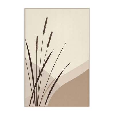 Machine Washable Pascasio Reed Grass Minimalist Solid Color Rug in Beige – Beige Binding