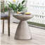 Table d'appoint d'extérieur en béton léger