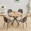 Miko 50cm H Velvet Upholstered Metal Side Chair-251589990