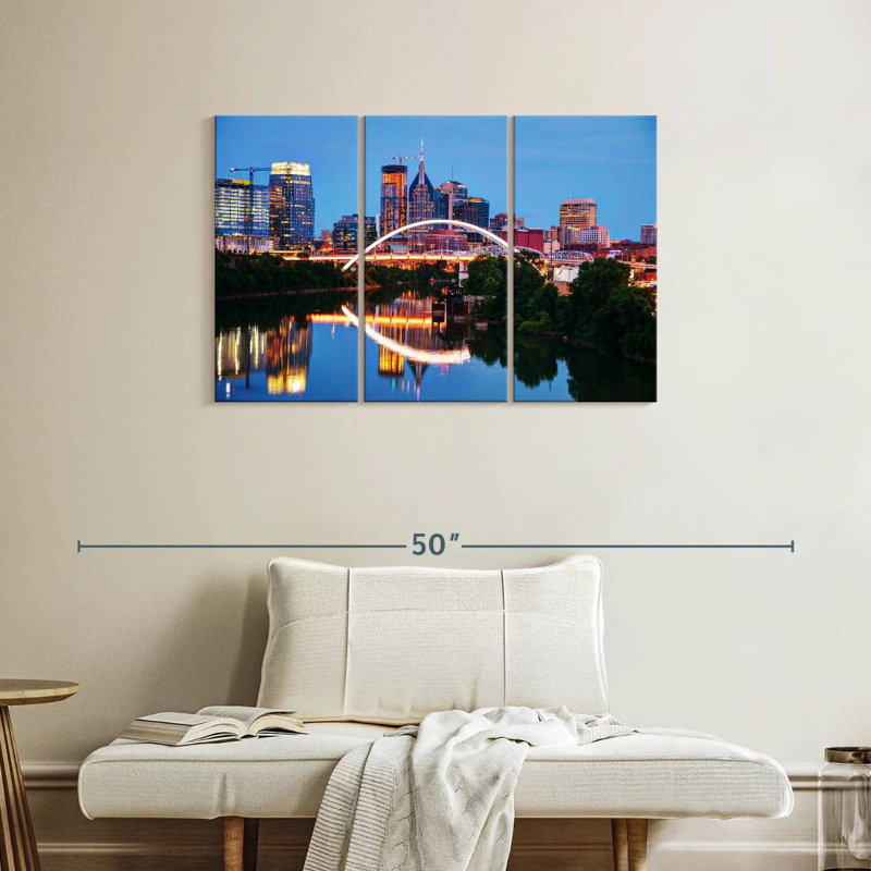 Nicci, Nashville, Tennessee, paysage urbain, H 24 po x l 38 po
