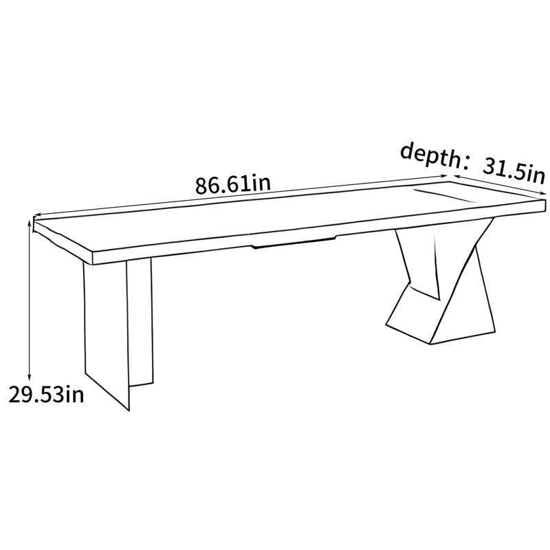 Bureau luxueux et sophistiqué