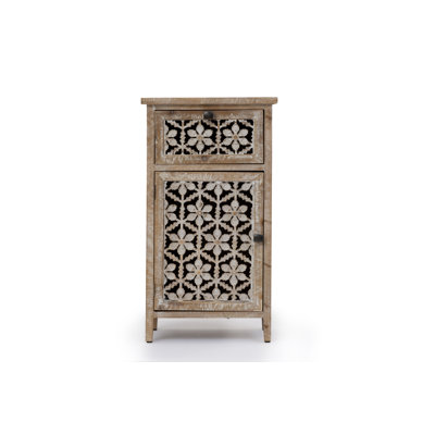 Table de bout avec rangement Luitpold
