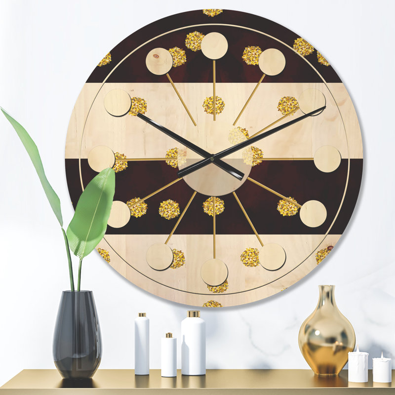 Solid Wood Wall Clock, Medium