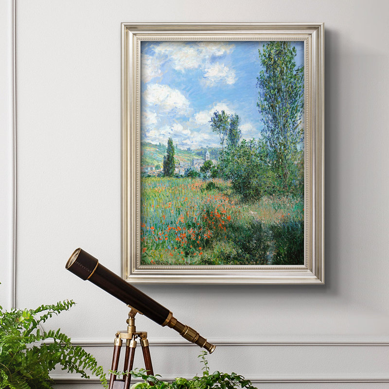 Vue de la toile de qualité supérieure de Vétheuil, prête à être accrochée, H 36 po x l 24 po x P 2,5 po