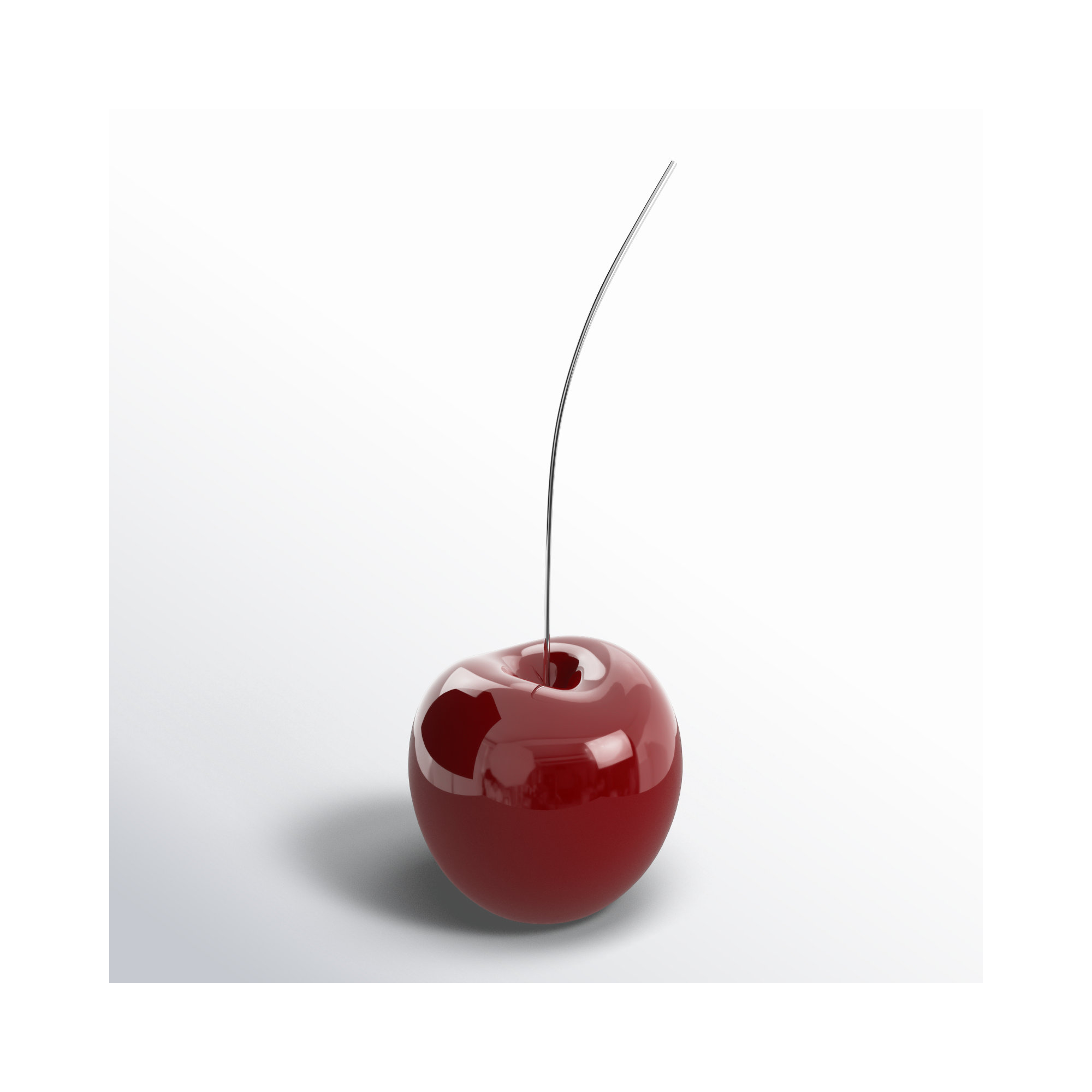 Izara Sculpture, Dark Red, 22" H x 6.5" W x 8.5" D