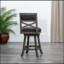 Tabouret pivotant à dossier en X 30 po-717905757-717905758