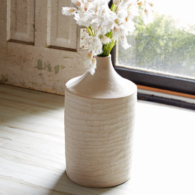 Vase en craie de papier recyclé H 18 po